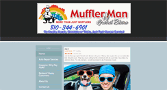 Desktop Screenshot of mufflermangrandblanc.com